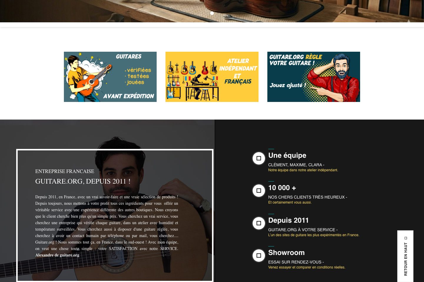Aperçu de Guitare.org
